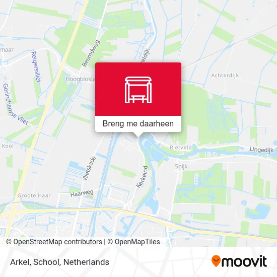 Arkel, School kaart