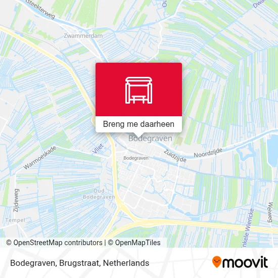 Bodegraven, Brugstraat kaart