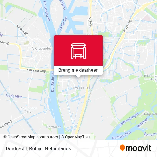 Dordrecht, Robijn kaart