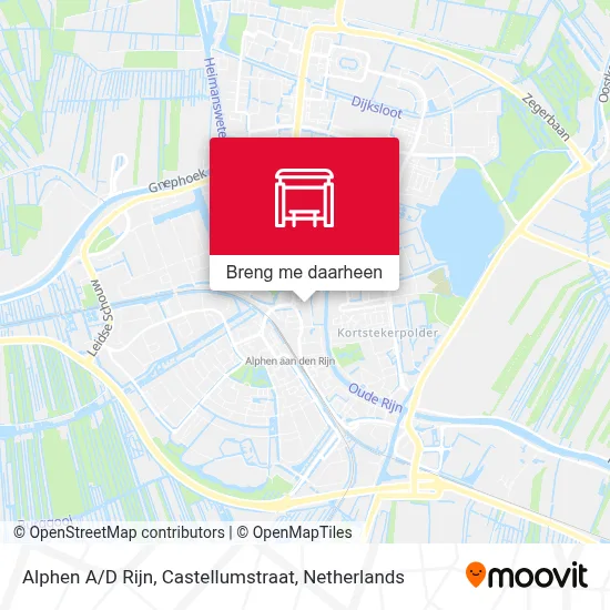 Alphen A / D Rijn, Castellumstraat kaart