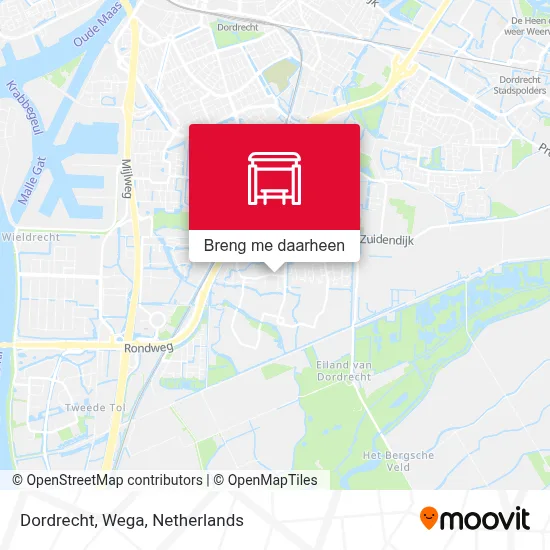 Dordrecht, Wega kaart