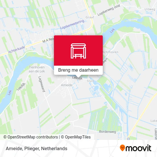 Ameide, Plieger kaart