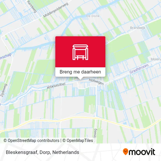Bleskensgraaf, Dorp kaart