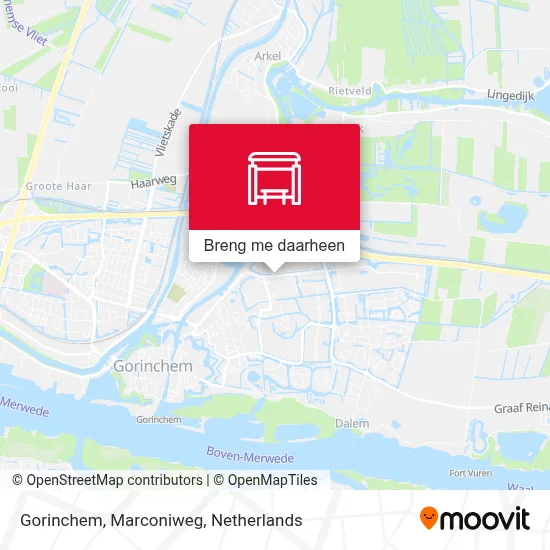 Gorinchem, Marconiweg kaart