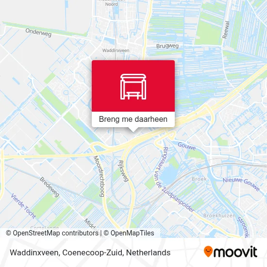 Waddinxveen, Coenecoop-Zuid kaart