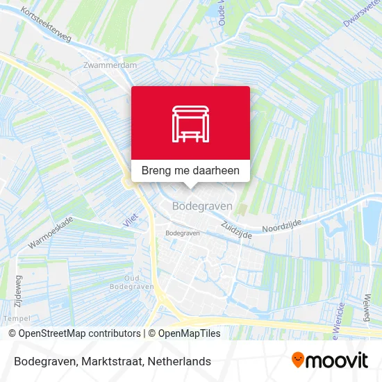 Bodegraven, Marktstraat kaart