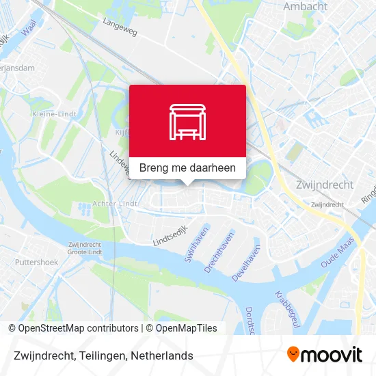 Zwijndrecht, Teilingen kaart
