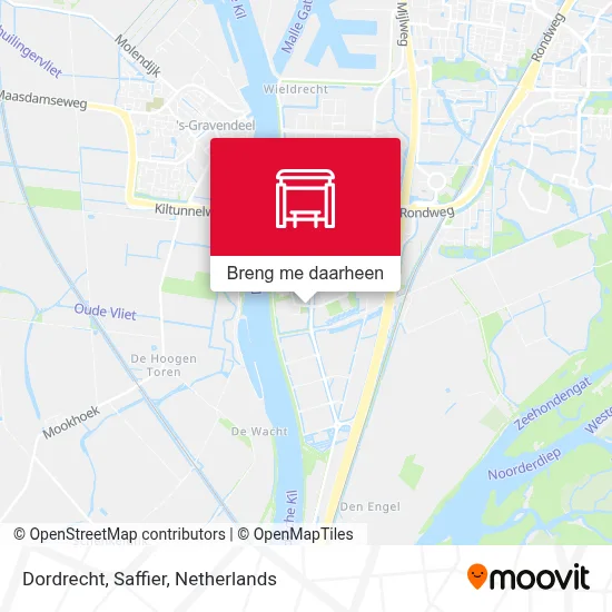 Dordrecht, Saffier kaart