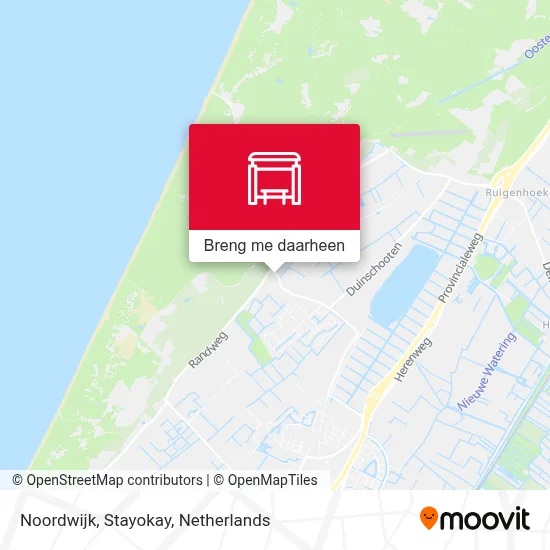 Noordwijk, Stayokay kaart