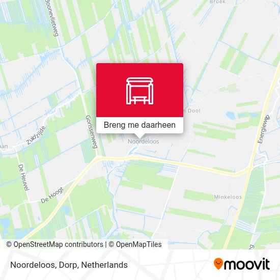 Noordeloos, Dorp kaart