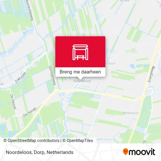 Noordeloos, Dorp kaart