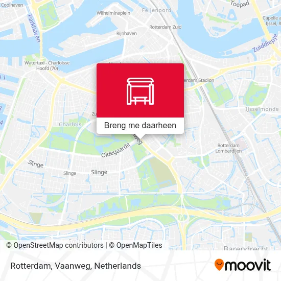 Rotterdam, Vaanweg kaart