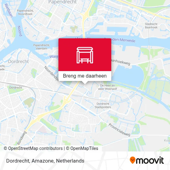 Dordrecht, Amazone kaart