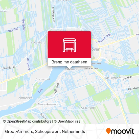 Groot-Ammers, Scheepswerf kaart