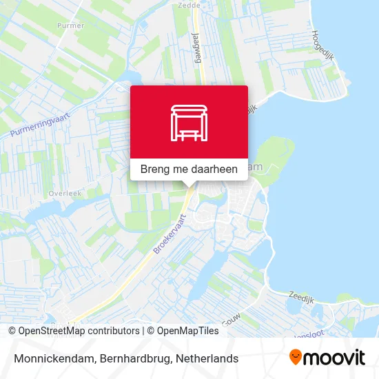 Monnickendam, Bernhardbrug kaart