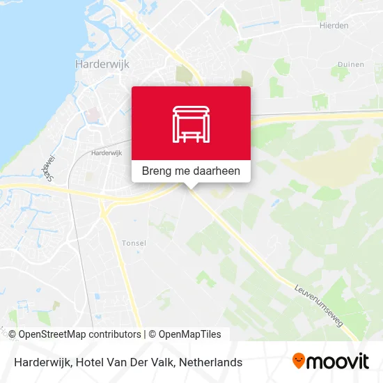 Harderwijk, Hotel Van Der Valk kaart