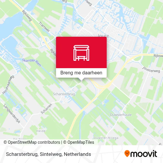 Scharsterbrug, Sintelweg kaart