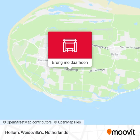 Hollum, Weidevilla's kaart