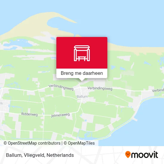 Ballum, Vliegveld kaart
