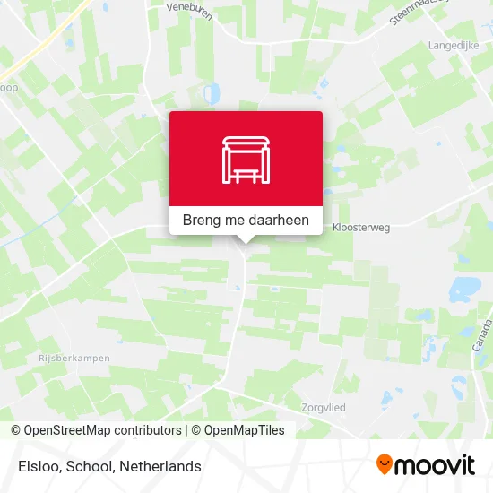 Elsloo, School kaart