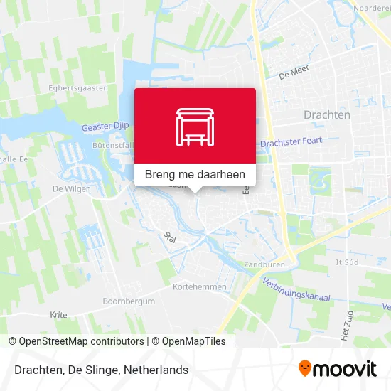 Drachten, De Slinge kaart
