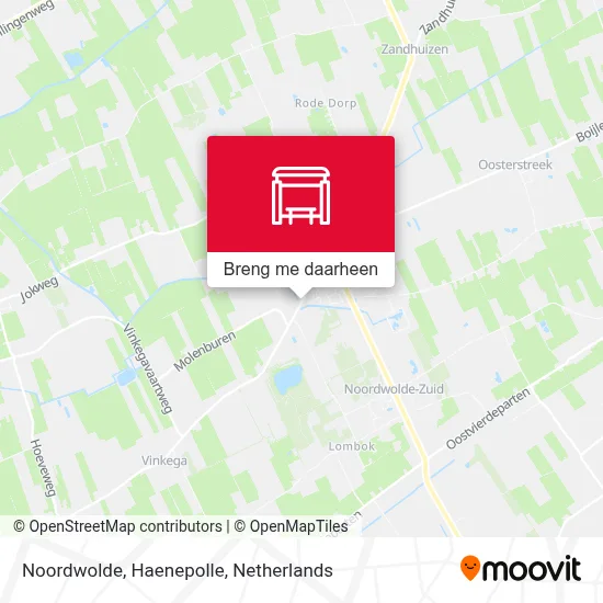 Noordwolde, Haenepolle kaart