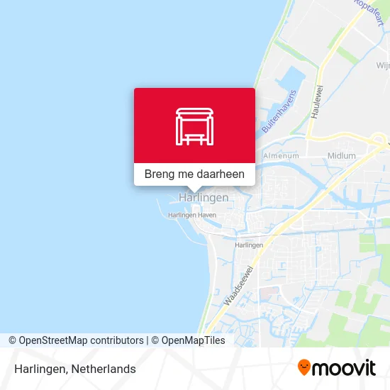 Harlingen kaart