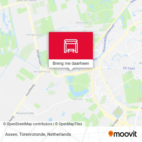 Assen, Torenrotonde kaart