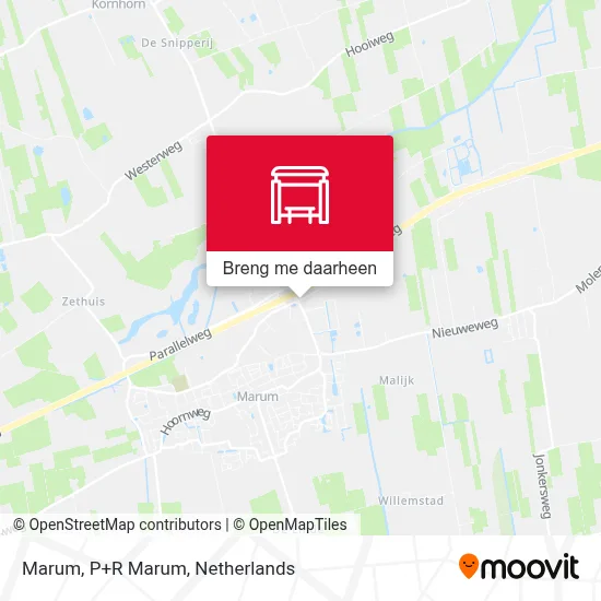 Marum, P+R  Marum kaart