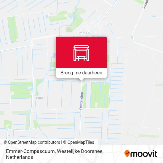 Emmer-Compascuum, Westelijke Doorsnee kaart