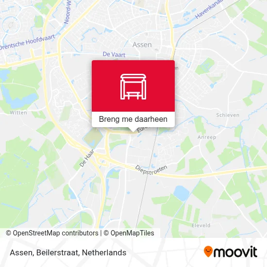 Assen, Beilerstraat kaart