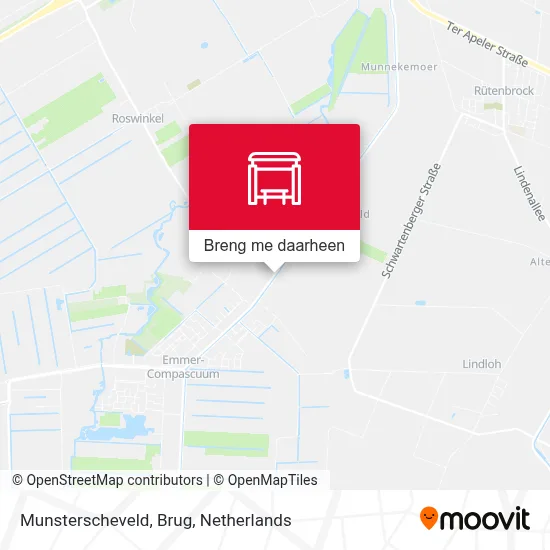 Munsterscheveld, Brug kaart
