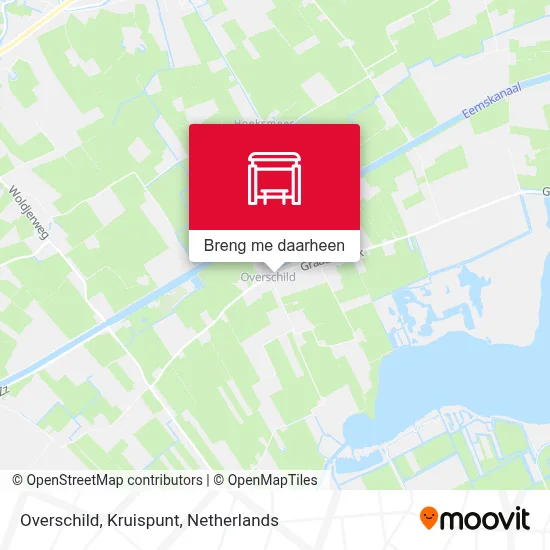 Overschild, Kruispunt kaart