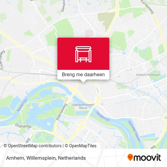 Arnhem, Willemsplein kaart