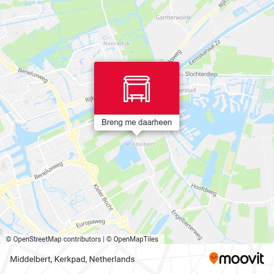 Middelbert, Kerkpad kaart
