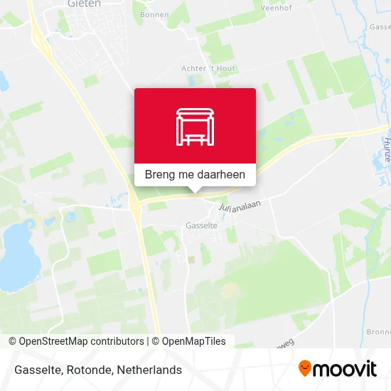 Gasselte, Rotonde kaart