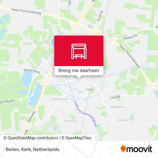 Beilen, Kerk kaart