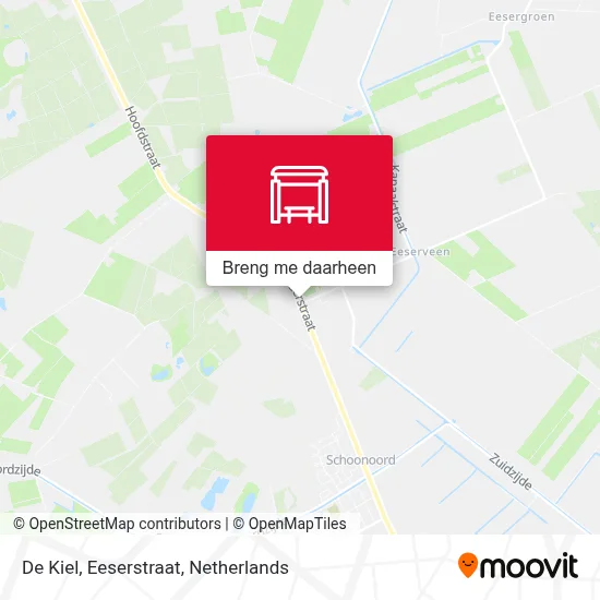 De Kiel, Eeserstraat kaart