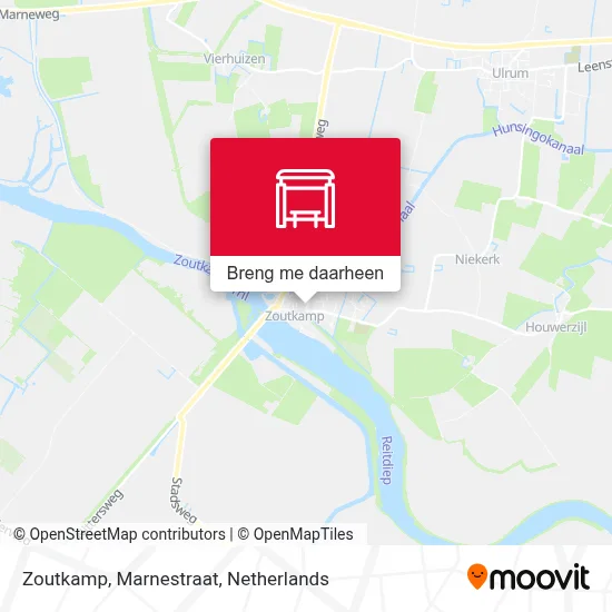 Zoutkamp, Marnestraat kaart