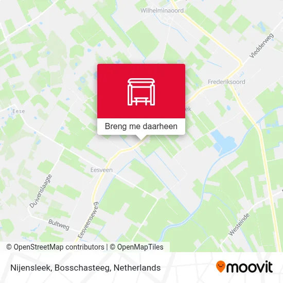 Nijensleek, Bosschasteeg kaart