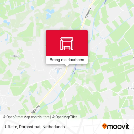 Uffelte, Dorpsstraat kaart