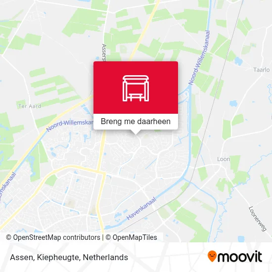 Assen, Kiepheugte kaart