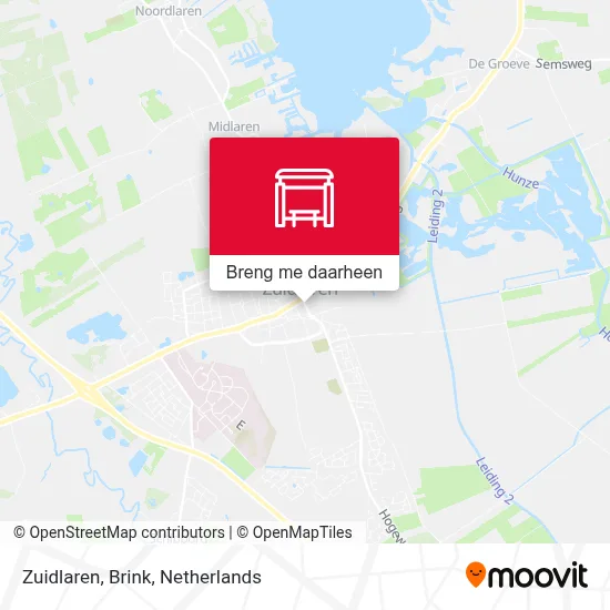 Zuidlaren, Brink kaart