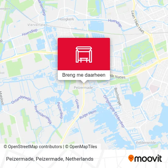 Peizermade, Peizermade kaart