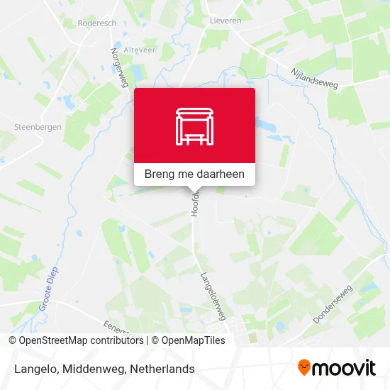 Langelo, Middenweg kaart