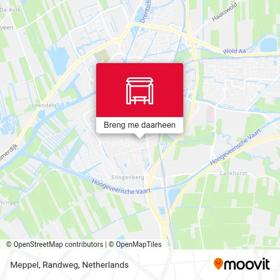 Meppel, Randweg kaart
