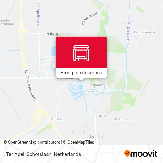 Ter Apel, Schotslaan kaart