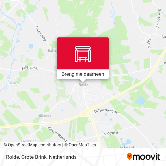 Rolde, Grote Brink kaart