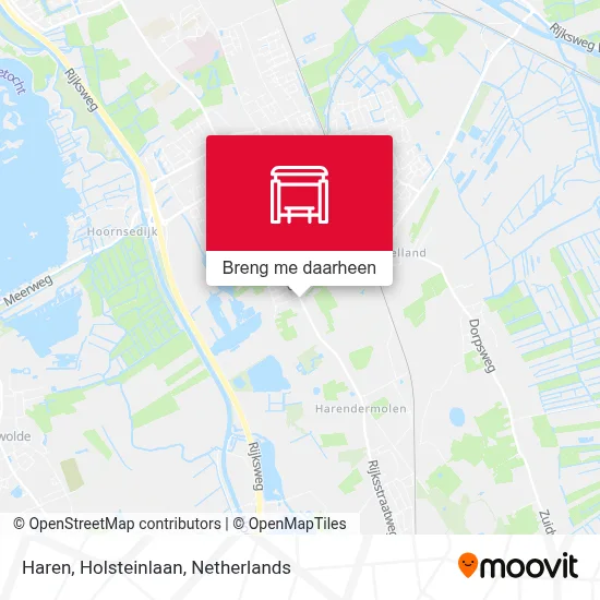 Haren, Holsteinlaan kaart