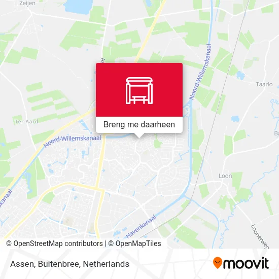 Assen, Buitenbree kaart